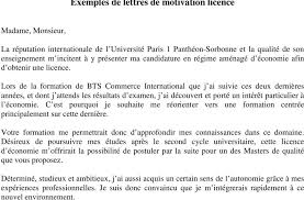 Chaque exemple de lettre de motivation pour une licence est gratuit. Lettre De Motivation Double Licence Droit Histoire Listen Bb