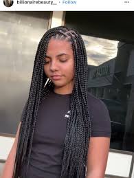 Black And Light Brown Knotless Braids 