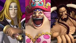 Buen dia, que me recomiendan, que junte las llaves para completar el apis/zeus o armar los prometheus? One Piece Pirate Warriors 4 Basil Hawkins Charlotte Linlin Big Mom And Kaido Trailers Gematsu