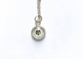 12mm Tiny Passion Flower Tarot Card Necklace From Hierophant Flower Pendant Silver Toned Chain Upcycled T Message Jewelry Custom Pendants Tiny Pendant