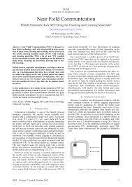 Pdf Near Field Communication Which Potentials Does Nfc Bring For Teaching And Learning Materials