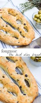 Fougasse I Miss This Bread From Whole Foods Will Have To Try This Recipe Olive Bread Focaccia Bread Fougasse Recipe