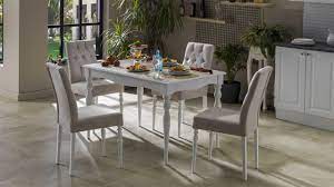 6 kişilik bellona markalı yemek masası sıfır gibidir 1 sene olmadi denilebilir 6 adet sandalyeli olup devridir. Nesta Mutfak Masa Seti Bellona Mobilya