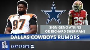 Best deals on dallas cowboys resale football tickets at at&t stadium! Geno Atkins And The Cowboys Sign Richard Sherman Trade Cedrick Wilson Cowboys Rumors Youtube