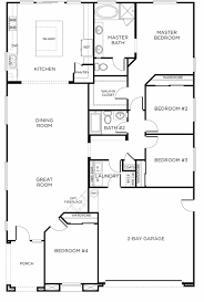 4 bedroom house plans provide ample space for joint family members. 4 Bedroom House Plans Single Story Novocom Top