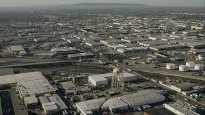 The zip code for vernon is 90058. Hd Stock Footage Aerial Video Of Warehouses And A Water Tower By La River In Vernon California Aerial Stock Footage Cap 004 023 Axiom Images