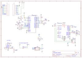 Power supply, analog and digital pins and icsp. Arduino Nano Easyeda