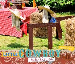 Blulu western party decorations pack hanging swirls foil swirls party ceiling decorations western cowboy theme party barnyard theme birthday baby shower decor event supplies 30ct. Little Cowboy Baby Shower Part 1 Dessert Table And Welcome Display