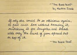 To Feel Such Love Without Knowing It Book Thief Quotes The Book Thief Book Quotes