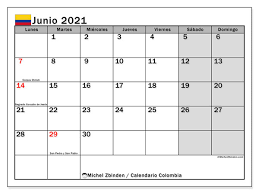 Este ejercicio requiere la participación de todas y. Calendarios Junio 2021 Dias Feriados Michel Zbinden Es