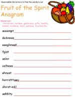 Fruit Of The Spirit Printable Activity Sheets Bible For Kids Bible Games Kids Fruit Of The Spirit