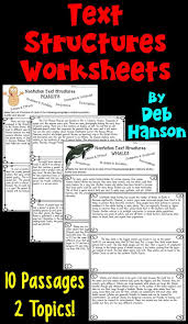 Nonfiction Text Structures 2 Worksheets Pdf And Digital Distance Learning Text Structure Worksheets Nonfiction Text Structure Informational Text Structures