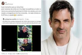 Salió de un recital, pidió un Uber y quedó atónita cuando vio que el  conductor era un reconocido actor