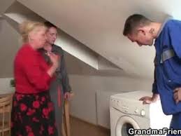 Two repairmen share busty grandma. Older Porn Part 21 Xxxcom Tube