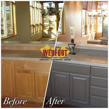 Refinish kitchen cabinets costs zip code square ft. How Much Does It Cost To Paint Your Kitchen Cabinets In Bend Or Bend Interior Exterior Painting Deck Refinishing And Drywall Patching Repair Residential And Commercial Painters Of Bend Or
