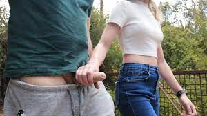 I Walk in the Park while she gives me a Public Handjob - Pornhub.com