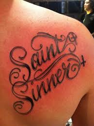 Alexis is a sleeve artist which includes black and grey, color, script, and coverups. Tatto Wallpapers Saint And Sinner Tattoo Designs