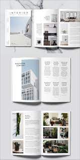 Minimal Interior Magazine Template Interior Design Magazine Layout Magazine Layout Design Magazine Layout Inspiration