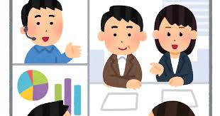 ビデオ会議のイラスト | かわいいフリー素材集 いらすとや