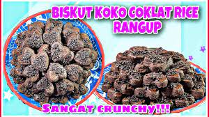Cara membuat biskut sarang semut. Biskut Koko Coklat Rice Rangup Sangat Crunchy Youtube