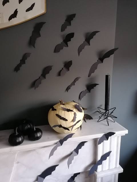 Simple Halloween - How to make DIY Paper Bats - Interior Design Limerick, Ireland | Interior Design