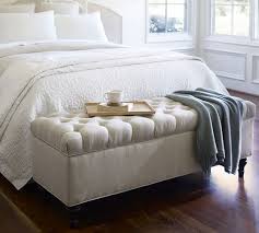 You'll find 11 romantic bed styles, available either as a headboard or a complete bed with footboard and optional storage drawers. Lorraine Tufted Upholstered Queen Storage Bench In 2021 Storage Bench Bedroom Bedroom Storage For Small Rooms Upholstered Storage Bench