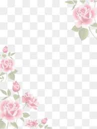 Watercolor Flowers Border Flower Png Images Pink Watercolor Flower Flower Border Png