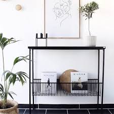 Meuble bas cuisine profondeur 30 cm trick di 2020. Console Meuble Design Metal Noir Hubsch Sur Cdc Design