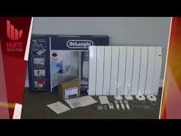 Delonghi Marco Electric Radiator Installation Wall Mounted Youtube