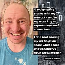 Join us in welcoming Ryan Chacey to the ArtLifting community! 👋⁠ ⁠ Ryan, a  talented artist and therapist from Aurora, IL, uses his creative journey to  share stories of resilience, hope, and