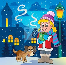 Después puedes imprimirlo y colorearlo como quieras. Imagen Persona De Invierno De Dibujos Animados 2 Pinturas Para La Pared Cuadros Invierno Nevando Pano Myloview Es