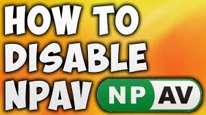 How To Disable Npav Antivirus The Easiest Way To Turn Off Net Protector Npav Antivirus Youtube
