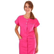 Quant au coloris, noir, blanc, rose ou. Blouse De Travail Femme Valia Rose