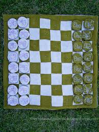 Fabric Chessboard Chess Board Set Card Game Art Auction Projects