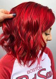 (credit a metallic shine booster in the formula that imparts this unique finish.) Best Vibrant Red Hair Color Ideas To Try In Year 2019 Voguetypes Vibrant Red Hair Bright Red Hair Dyed Red Hair