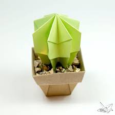 Origami Cactus Tutorial Paper Kawaii Paper Cactus Cute Origami Origami Easy