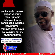 Tinda Annabi ya rasu babu wanda ba zai mutu ba har ita mutuwar kanta Allah  zaice ɗauki ranki ki kawo min, dan haka Jahili ne kawai yake murna Buhari  ya mutu. In
