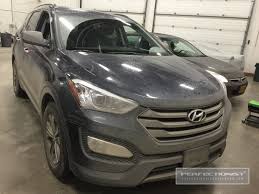 Оклейка hyundai santa fe антигравийной пленкой (защита кузова). Two Way Remote Starter With Long Range On Santa Fe