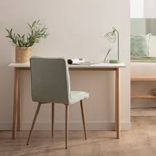 Mesa escritorio de melamina blanco 120x75 cm Erik