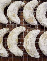 Place on greased cookie sheet. Nut Crescents Cookie Recipes