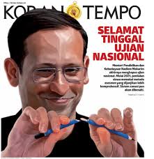 Cara membuat cover ujian nasional sederhana. Selamat Tinggal Ujian Nasional Cover Story Koran Tempo Co