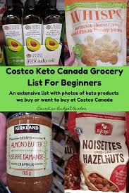 The Ultimate Guide Our Costco Keto Canada Grocery List With Photos Canadian Budget Binder Keto Keto Grocery List Keto Recipes
