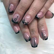 Top 50 Best Short Black Nails For Women Beautiful Dark Designs Shop the top 25 most popular 1 at the best prices!