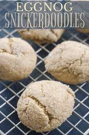 These Eggnog Snickerdoodles Are Perfect For Your Christmas Cookie Jar Or Cookie Unique Christmas Cookies Traditional Christmas Baking Cookies Recipes Christmas