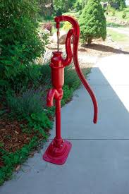 Vtg antique cast iron fe myers handheld water canister sprayer hand pump handle. Old Vintage Red Jacket Iowa Cast Iron Farm Antique Hand Water Well Pump Water Well Hand Pump Old Water Pumps Well Pump