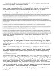 În epoca contemporană, societatea se confruntă cu un şir de probleme globale, de soluţionarea cărora depinde asigurarea viitorului umanităţii. Referat Terorismul Contemporan 284093 Graduo