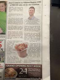 We did not find results for: Joey S Urban Kanata Famous Fish Fish And Chips Fast Casual