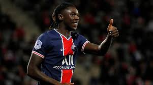 Moise kean om mercato son doute avenir affiche gros 19h00 publie novembre par. Moise Kean Double Helps Psg Sink Dijon At Home Go Top Of The Table Sports News The Indian Express
