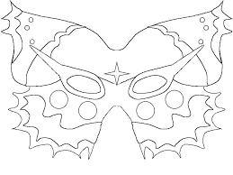Dessin 697 coloriage masque afrique imprimer oh kids. Masques De Carnaval A Imprimer Az Coloriage Butterfly Coloring Page Mask Template Printable Butterfly Printable