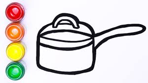 Cara Menggambar Hot Pot Untuk Balita Mudah Menggambar Dan Mewarnai Cara Menggambar Toy Art Hot Pot